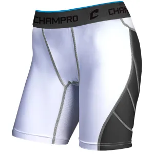 Windmill Compression Sliding Shorts, Women'S X-Small, White