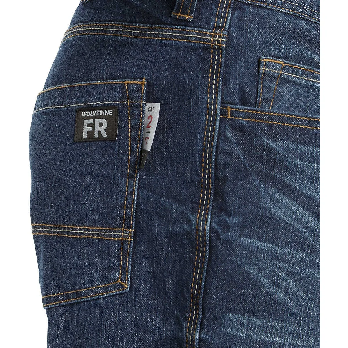 Wolverine Men's Flame Resistant  Stretch Denim Pants - Denim - W1207040-401