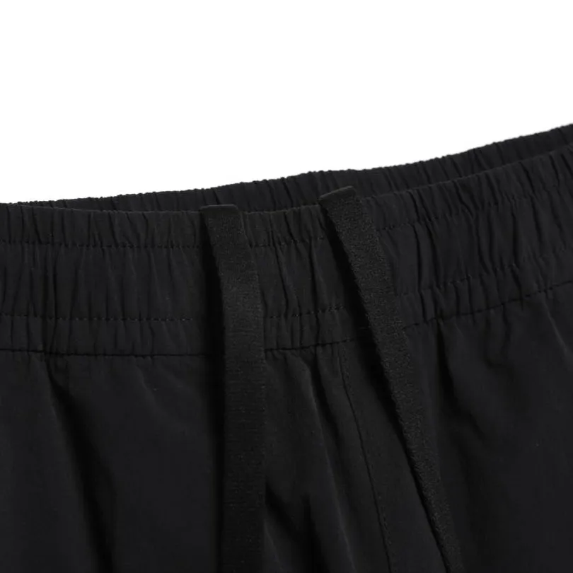 WOMEN ADELIE LIGHT WOVEN STRETCH STRAIGHT PANTS CARBON BLACK