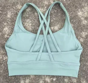 Women Cross Back Fitness Sport Bra