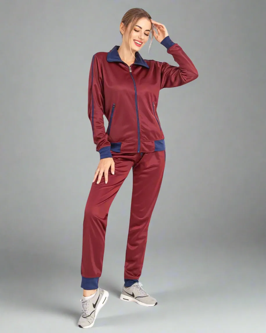 Women's 2-Piece Sunshine Jogger Tracksuit Track Jacket and Track Pants
