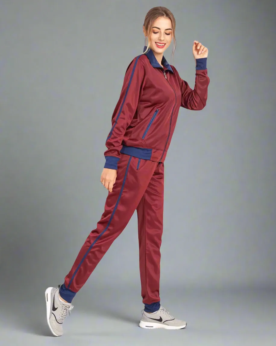Women's 2-Piece Sunshine Jogger Tracksuit Track Jacket and Track Pants