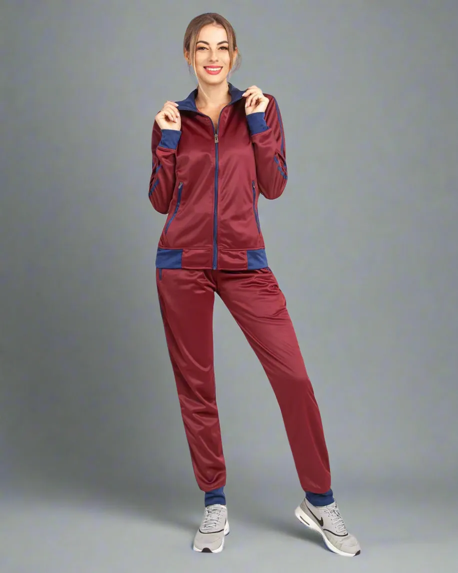 Women's 2-Piece Sunshine Jogger Tracksuit Track Jacket and Track Pants