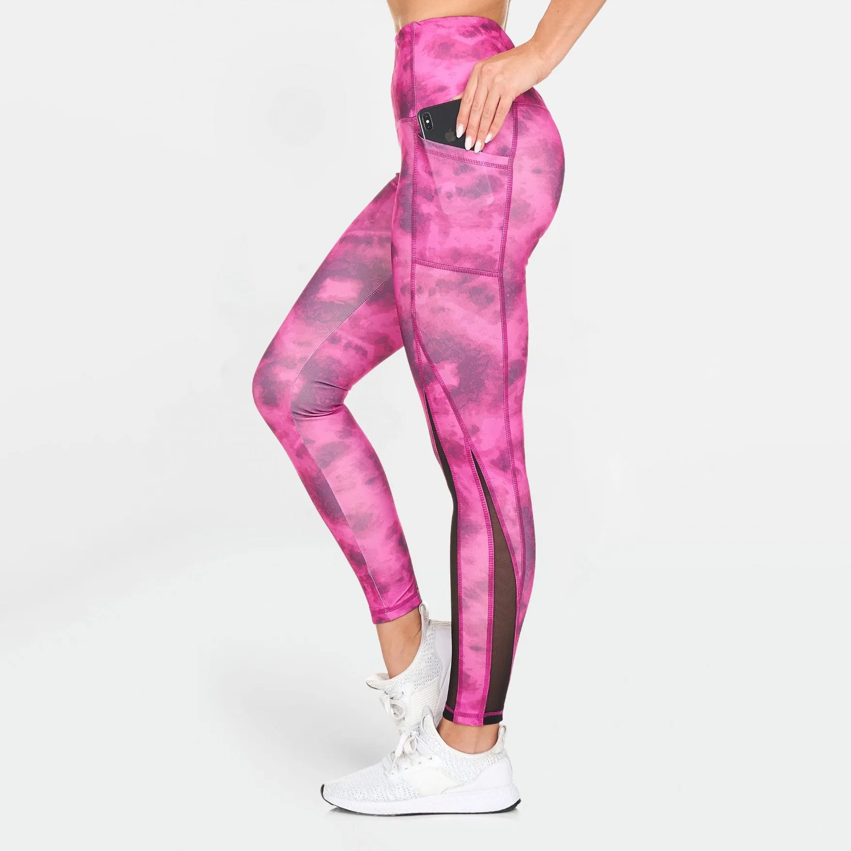 Women's Active High Rise Printed Leggings with Pockets