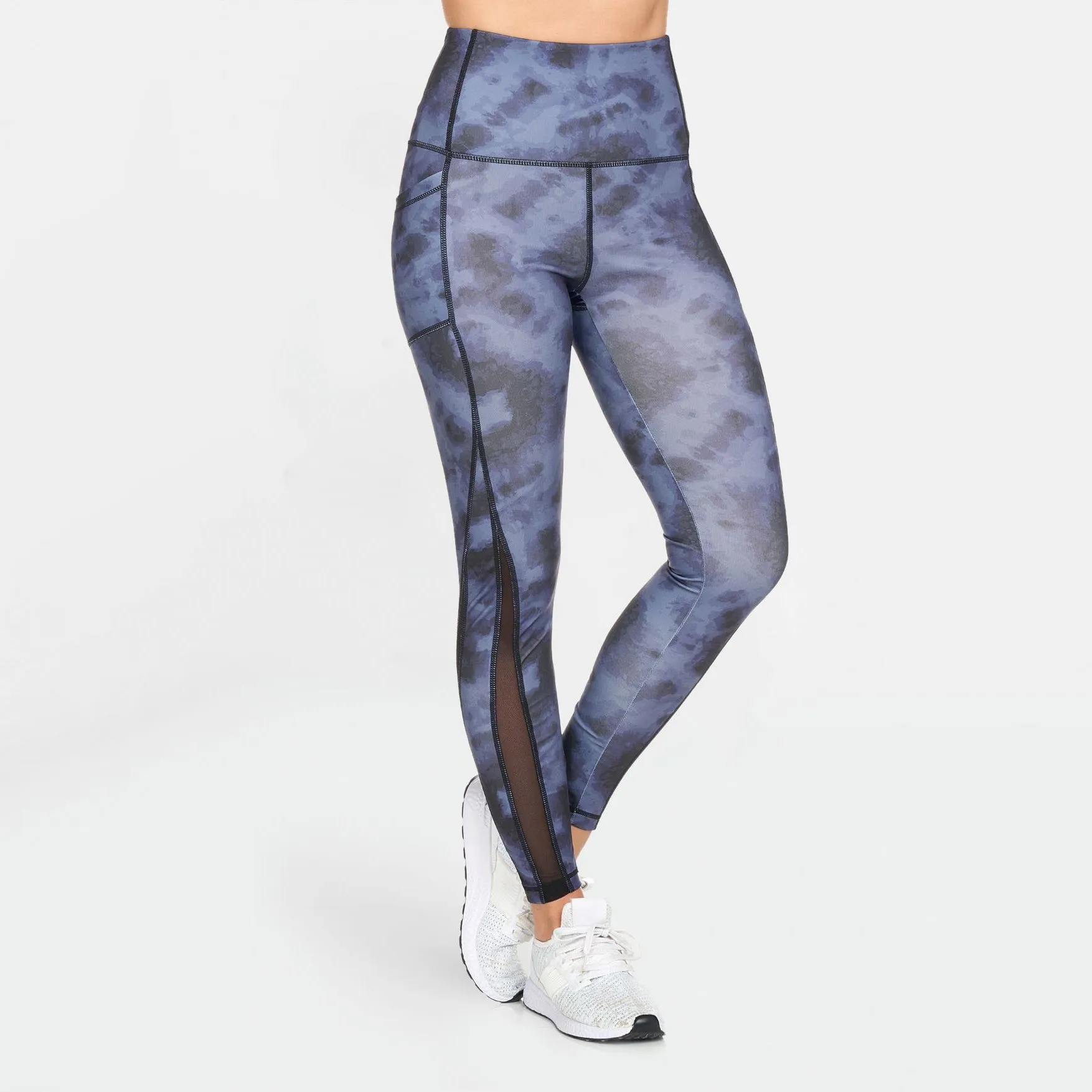 Women's Active High Rise Printed Leggings with Pockets