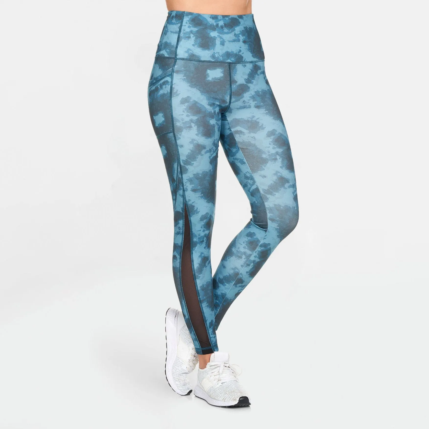 Women's Active High Rise Printed Leggings with Pockets