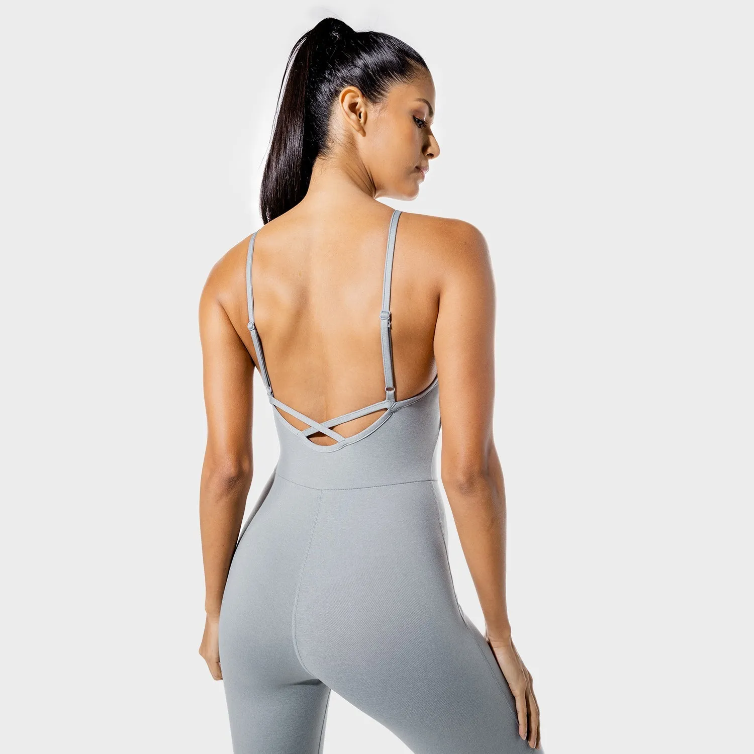 Women's Fitness - Performance Catsuit - Grey Marl
