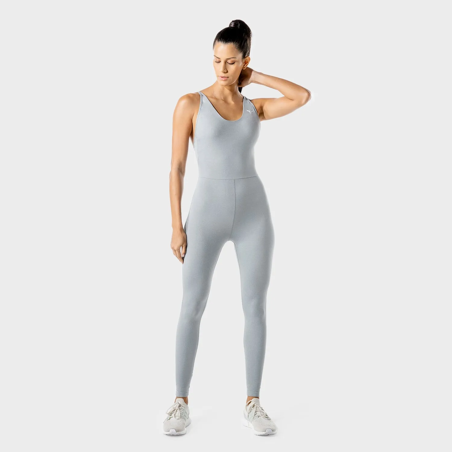 Women's Fitness - Performance Catsuit - Grey Marl