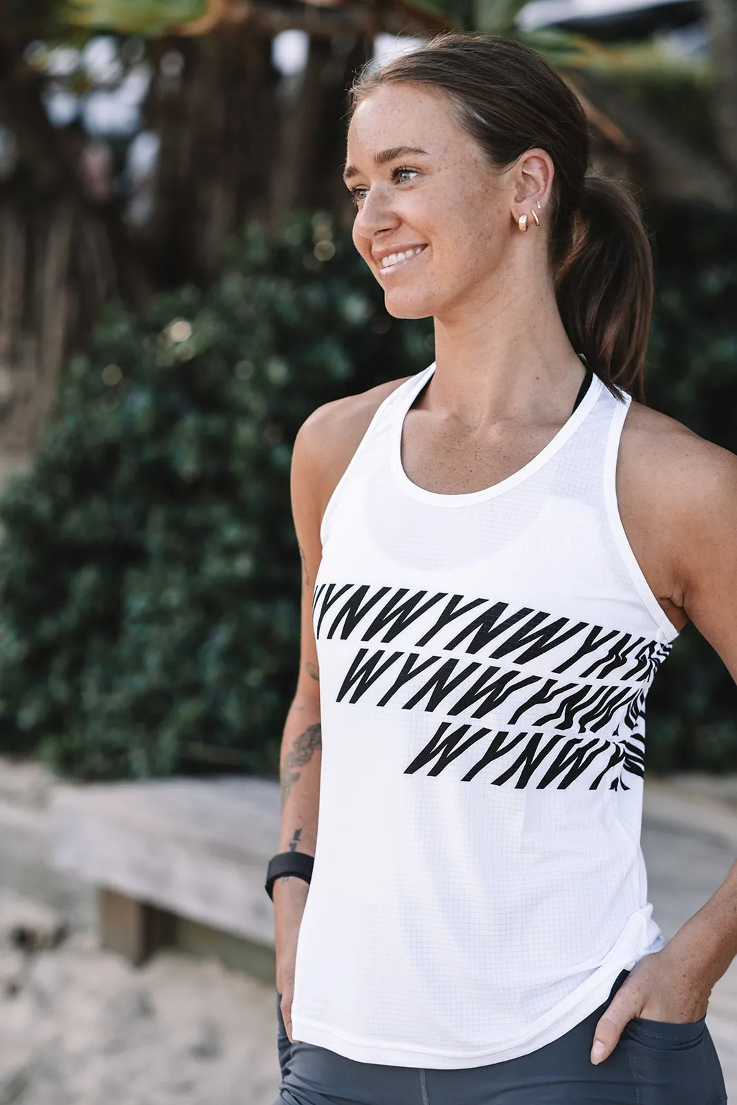 Women's Fly Tank - White