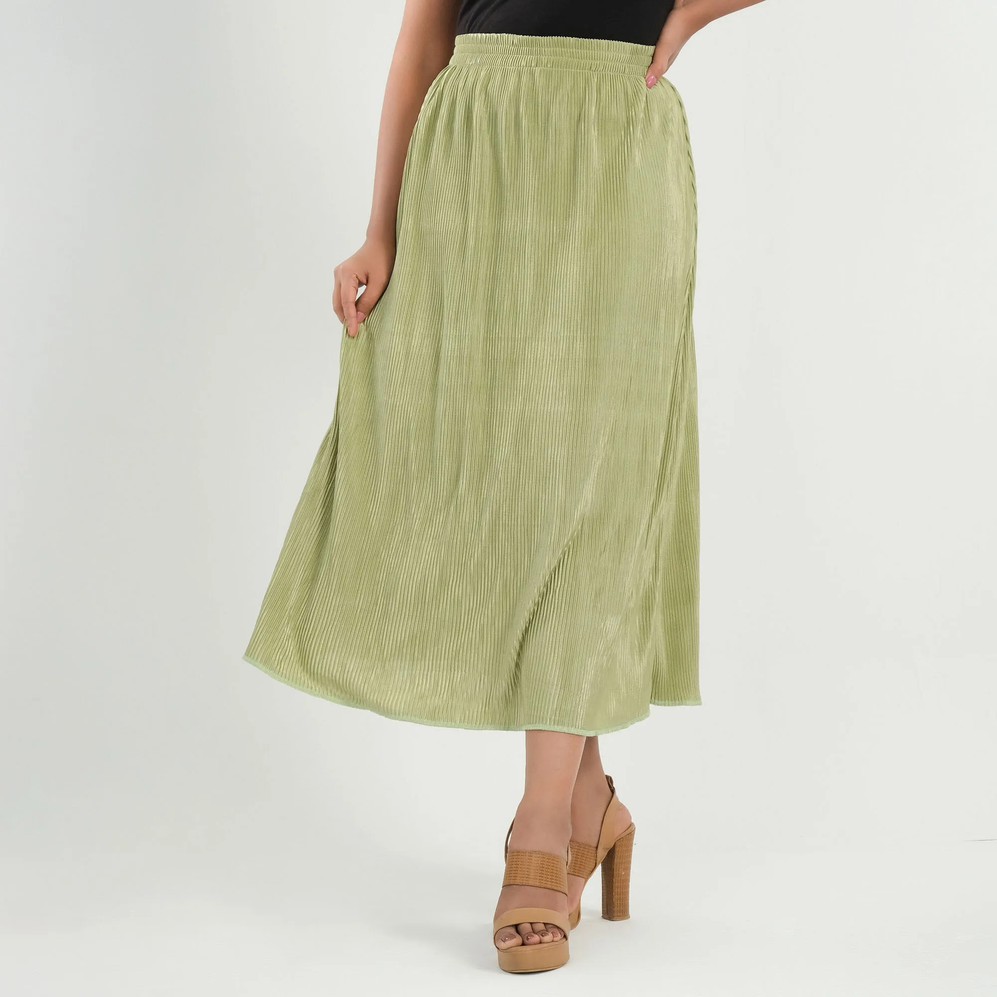 Womens Green Skirt
