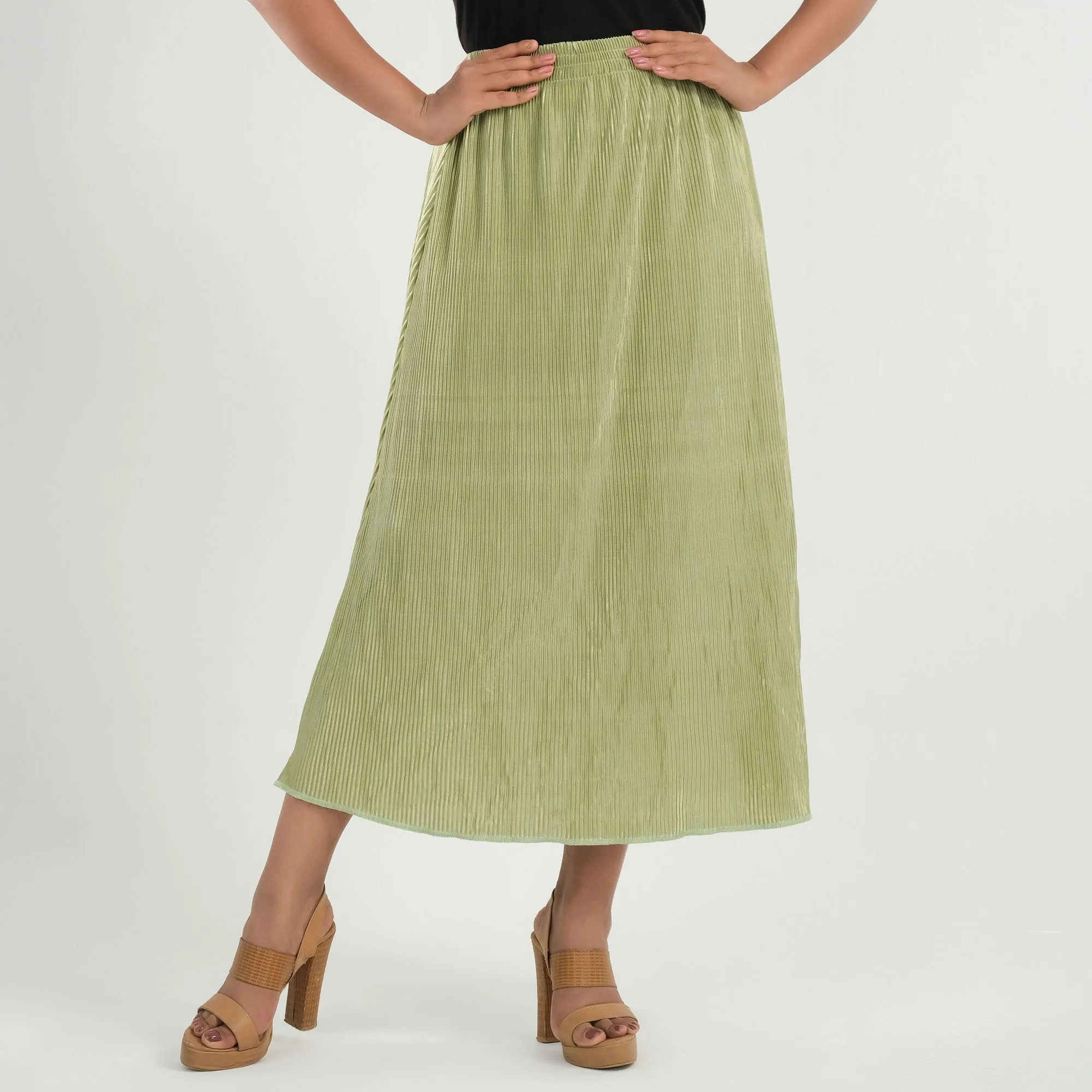 Womens Green Skirt