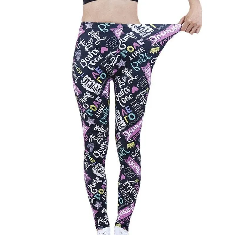 Women's High Elastic Yoga Jogging Fitness Capris