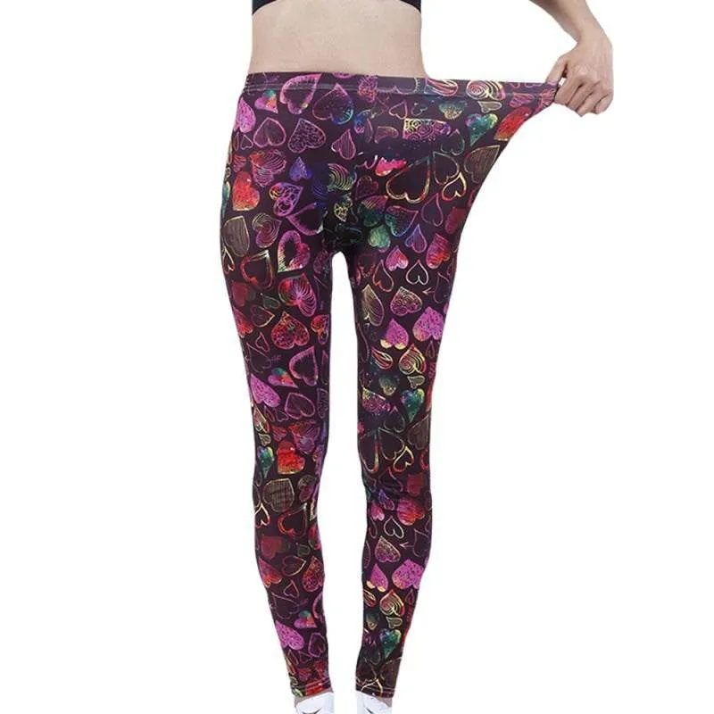 Women's High Elastic Yoga Jogging Fitness Capris