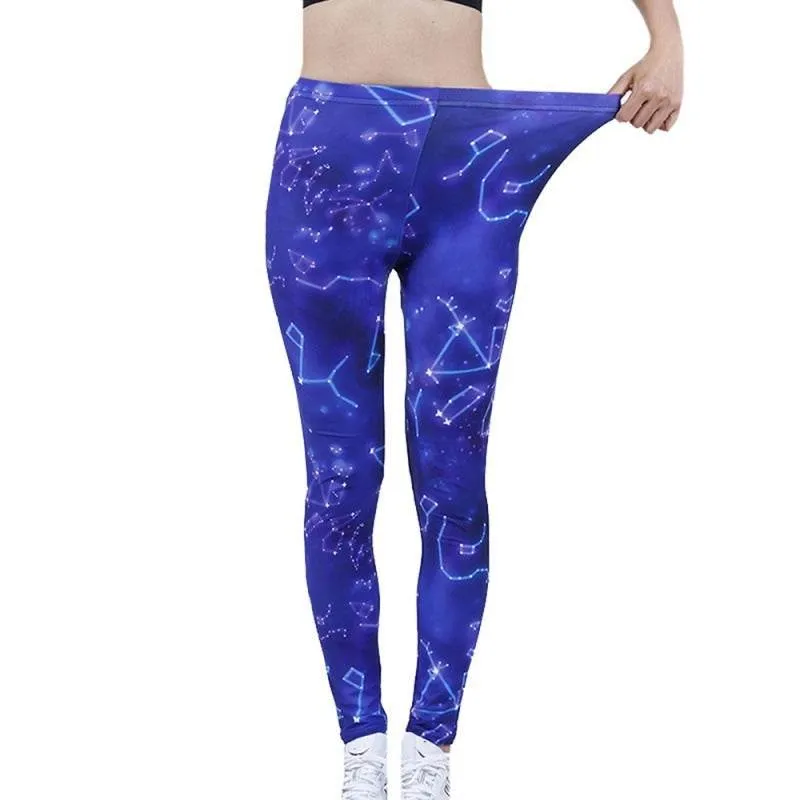 Women's High Elastic Yoga Jogging Fitness Capris