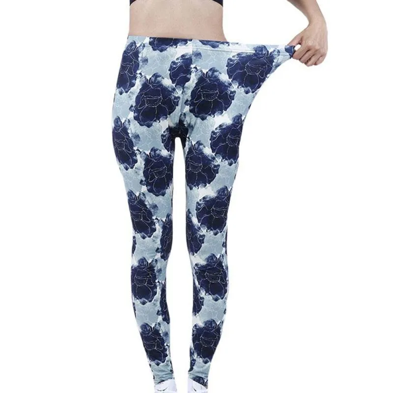 Women's High Elastic Yoga Jogging Fitness Capris