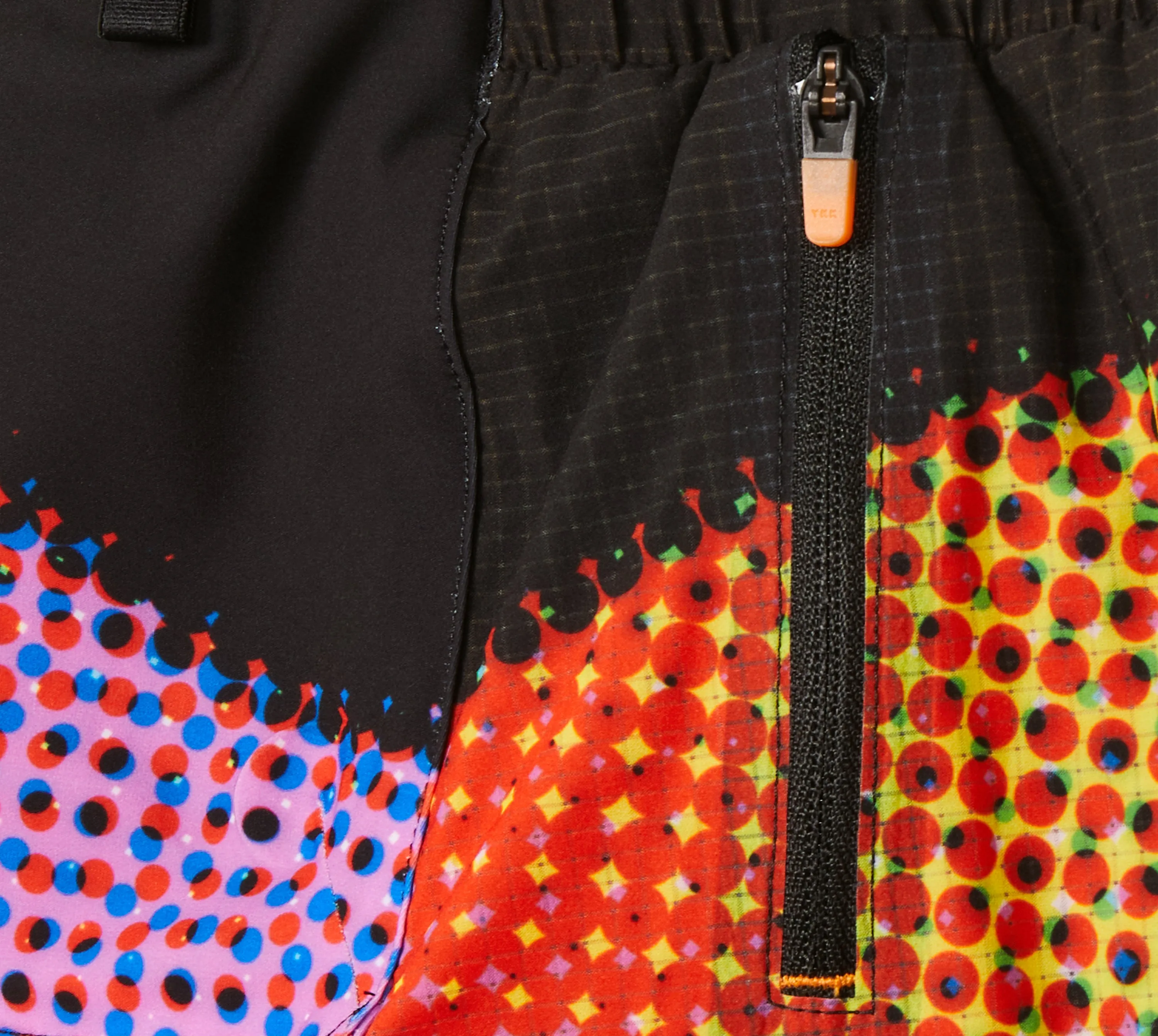 Women's Marathon Shorts | Black Rainbow