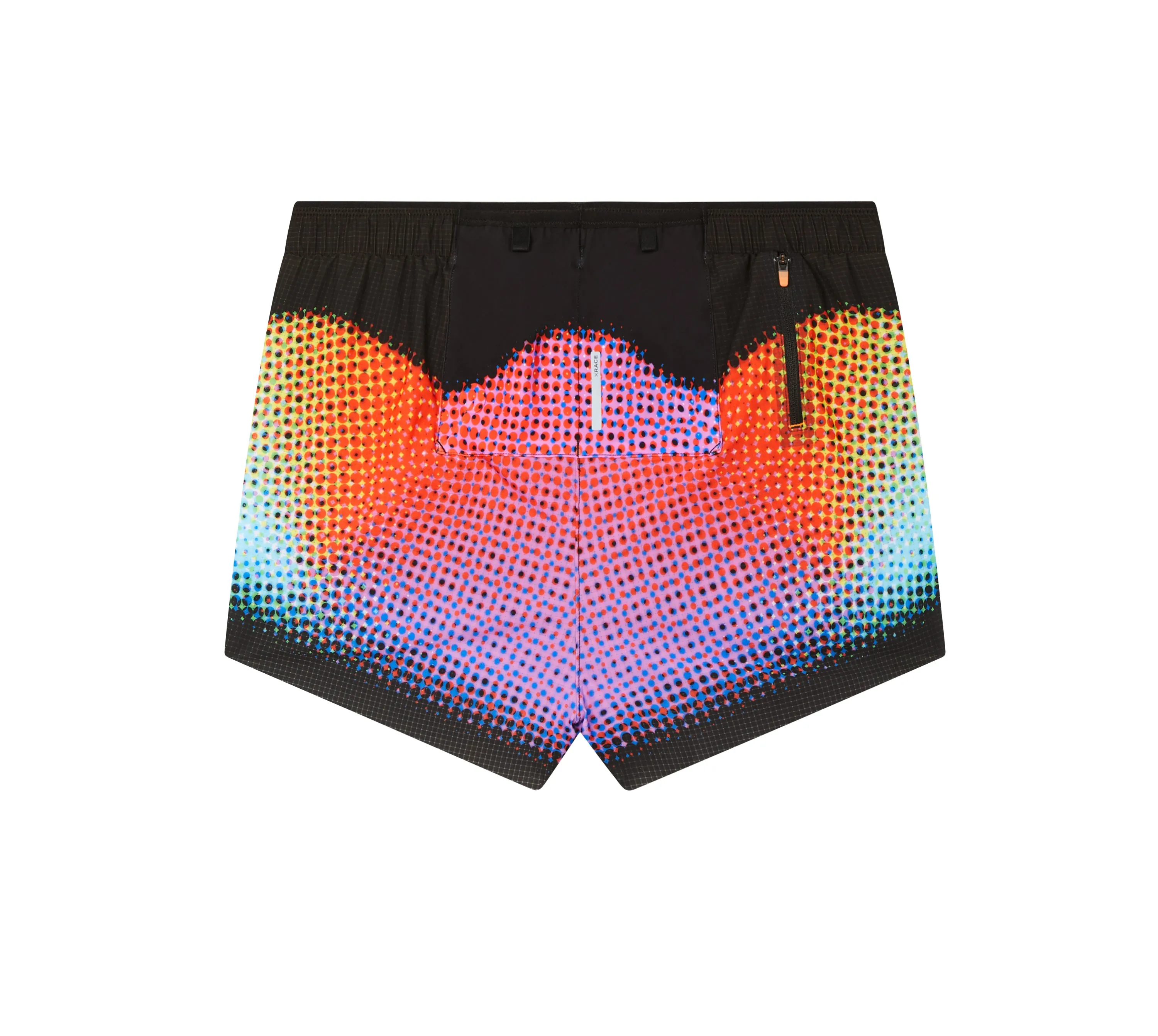 Women's Marathon Shorts | Black Rainbow