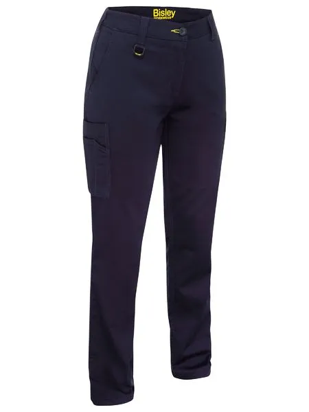 Womens Stretch Cotton Cargo Pants