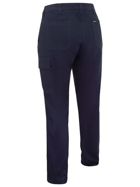 Womens Stretch Cotton Cargo Pants