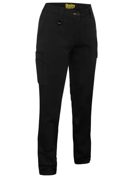 Womens Stretch Cotton Cargo Pants