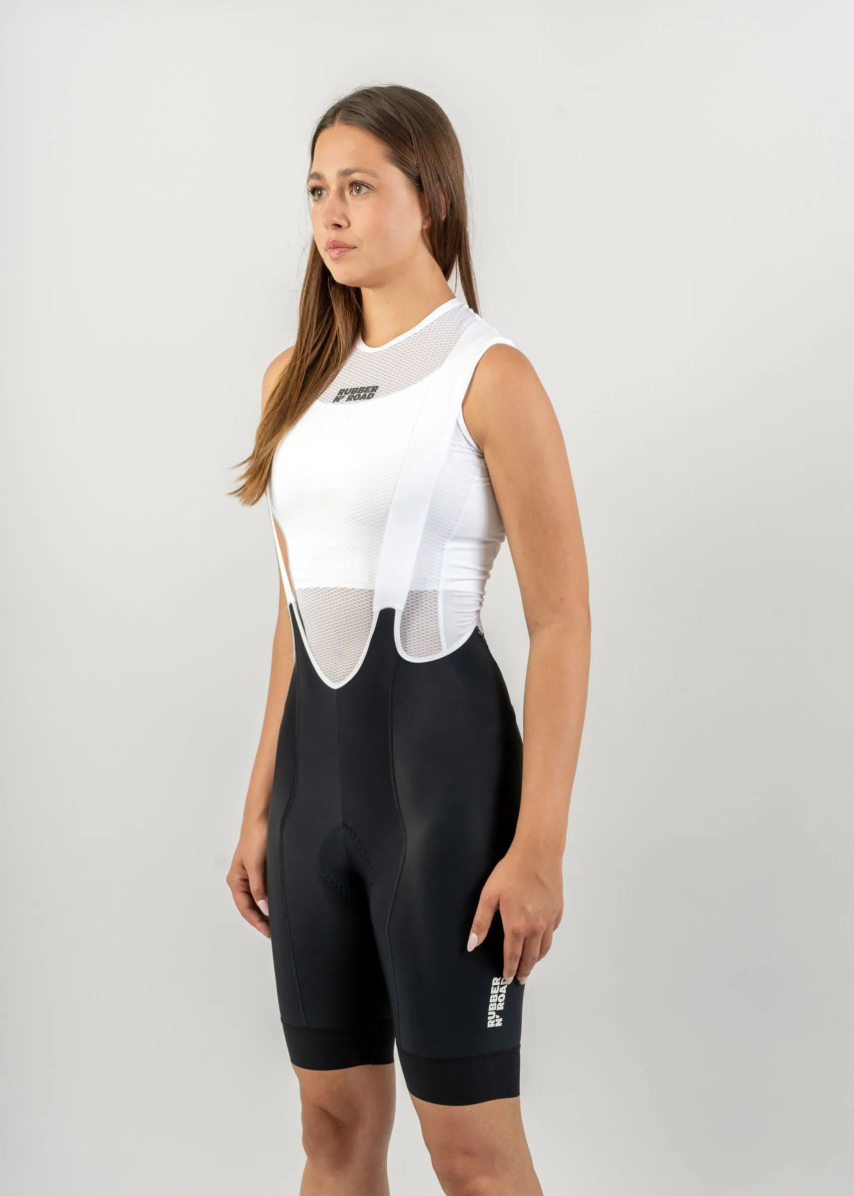 Women's Uniform Bib Shorts - Black