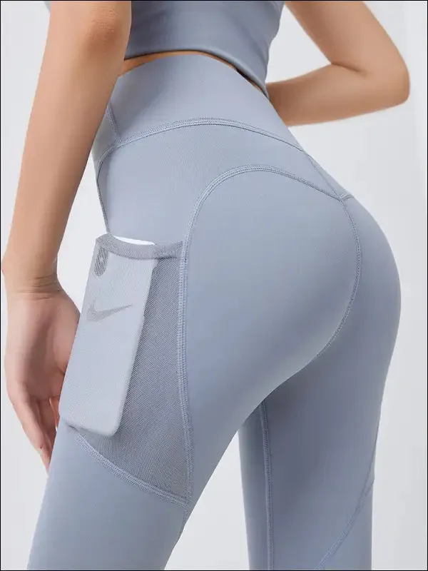 Yoga pants women with pocket leggings sport girl gym leggings women tummy control jogging tights