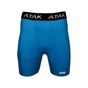 Youth Boys Blue Compression Shorts