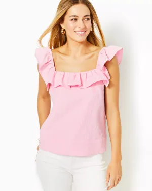 ZOYA RUFFLE TOP